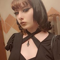 Black Criss Cross Top