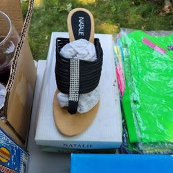 Natalie Black Dress Sandles