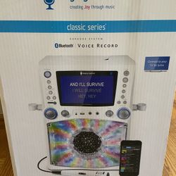 Singing Machine Karaoke CD Player Bluetooth