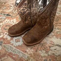 Girls Dan Post Machuka Leopard  Boots 