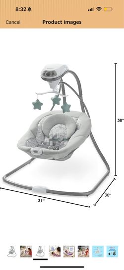 Graco Simple Sway Swing original $130