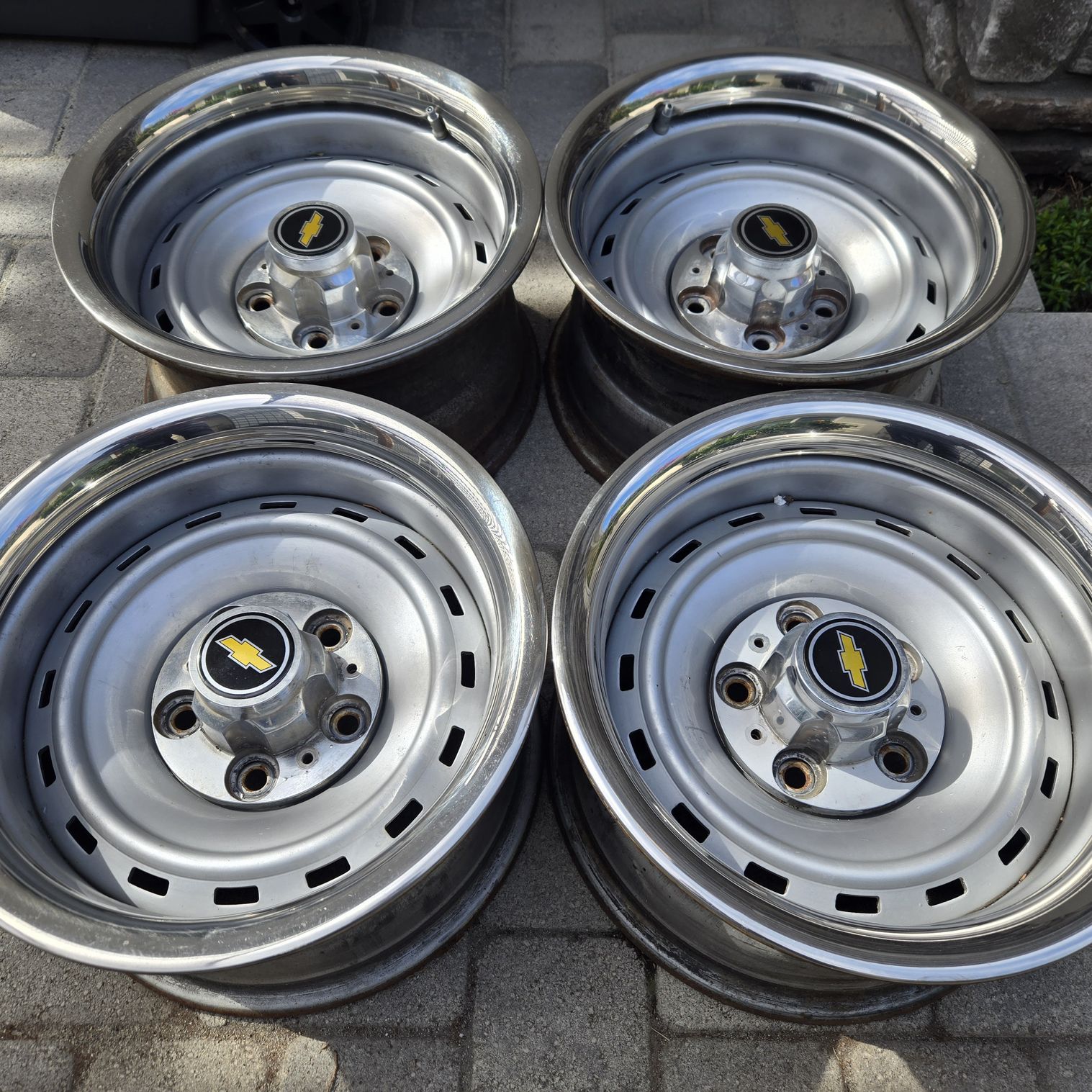 Full. Square Rims 15x8 Squarebody Chevy C10 Silverado GMC Sierra Rally Square Body rims ...