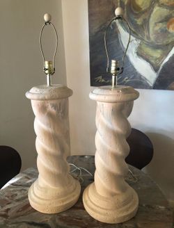 Vintage 80s Postmodern/ Art Drip Column Table Lamp Drip