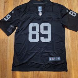 NFL Las Vegas Raiders football uniform Bowers game uniform jersey No.89