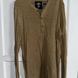 Long Sleeve Tan Tee