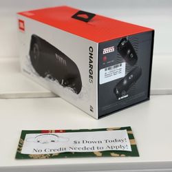 JBL Charge 5 Portable Waterproof Speaker Bluetooth - Payments Available - Pay $1 Down To take It home