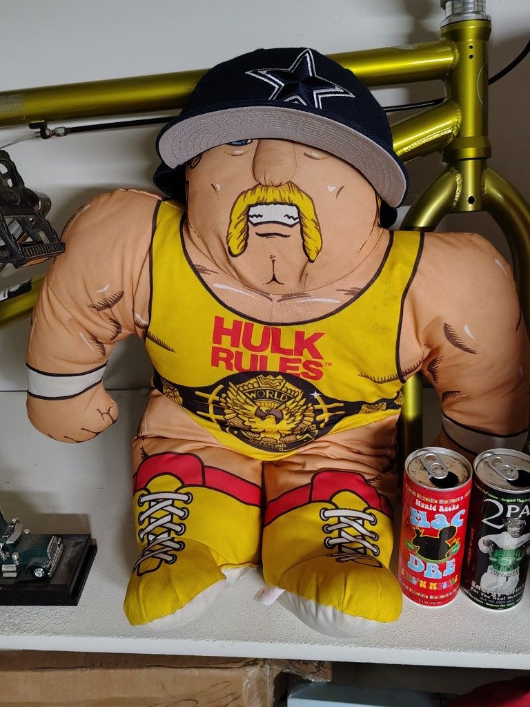 Vintage Hulk Hogan Plush Wrestler