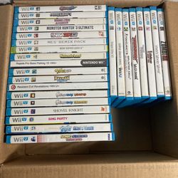 Nintendo Wii U Games (Prices In Description)
