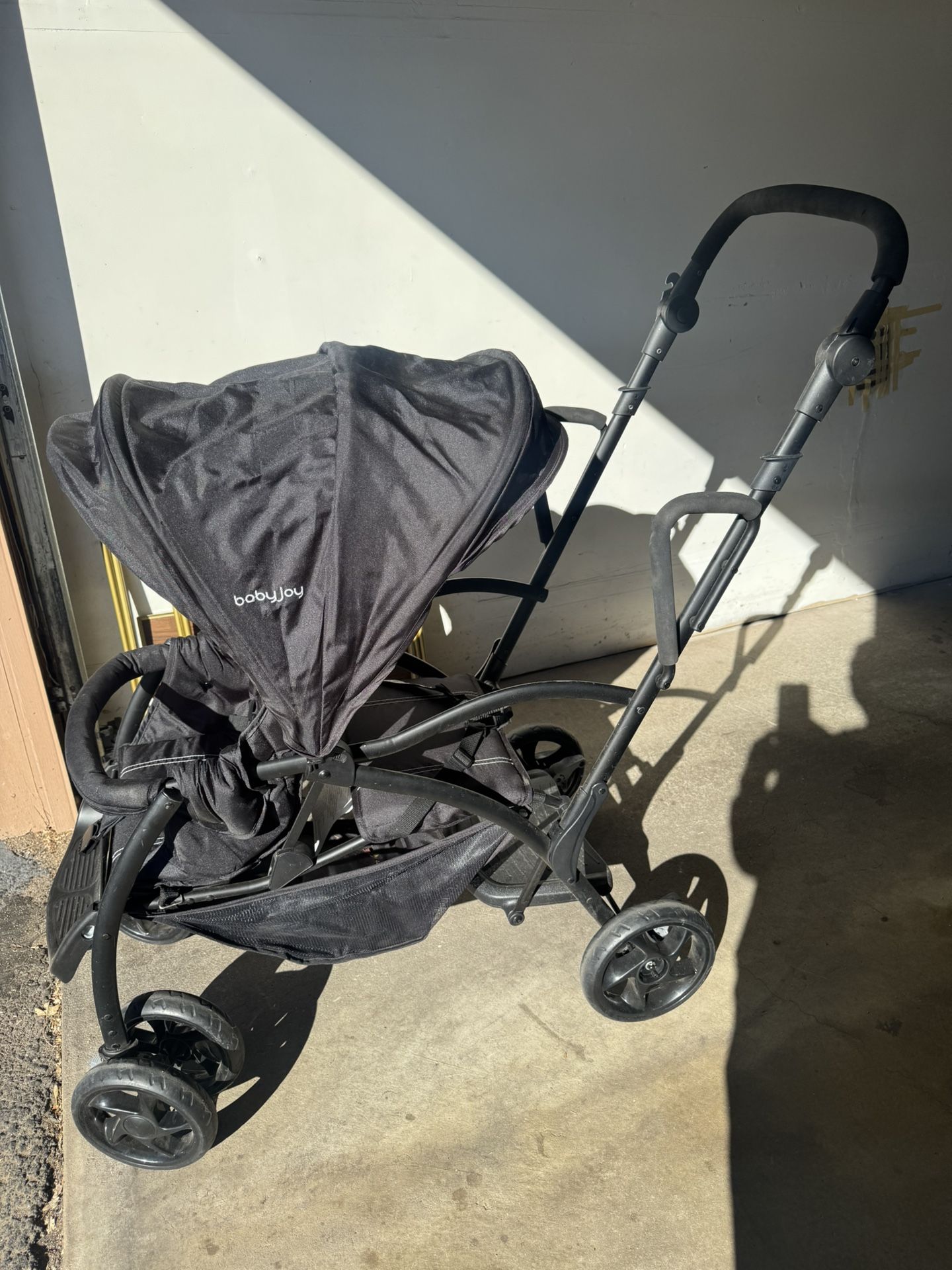 Black Double Stroller