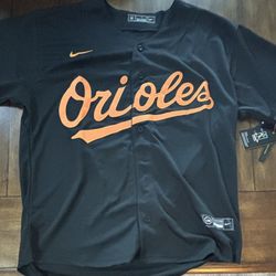 Gunnar Henderson Baltimore Orioles Black Jersey Adult Large NWT