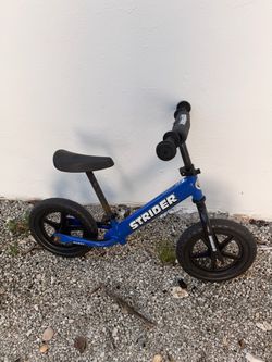 Blue strider bike