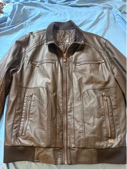 Calvin Klein Faux Leather Jacket