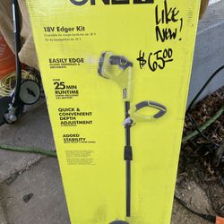Ryobi 18v Steel Blade Edger Like New Tool Only 