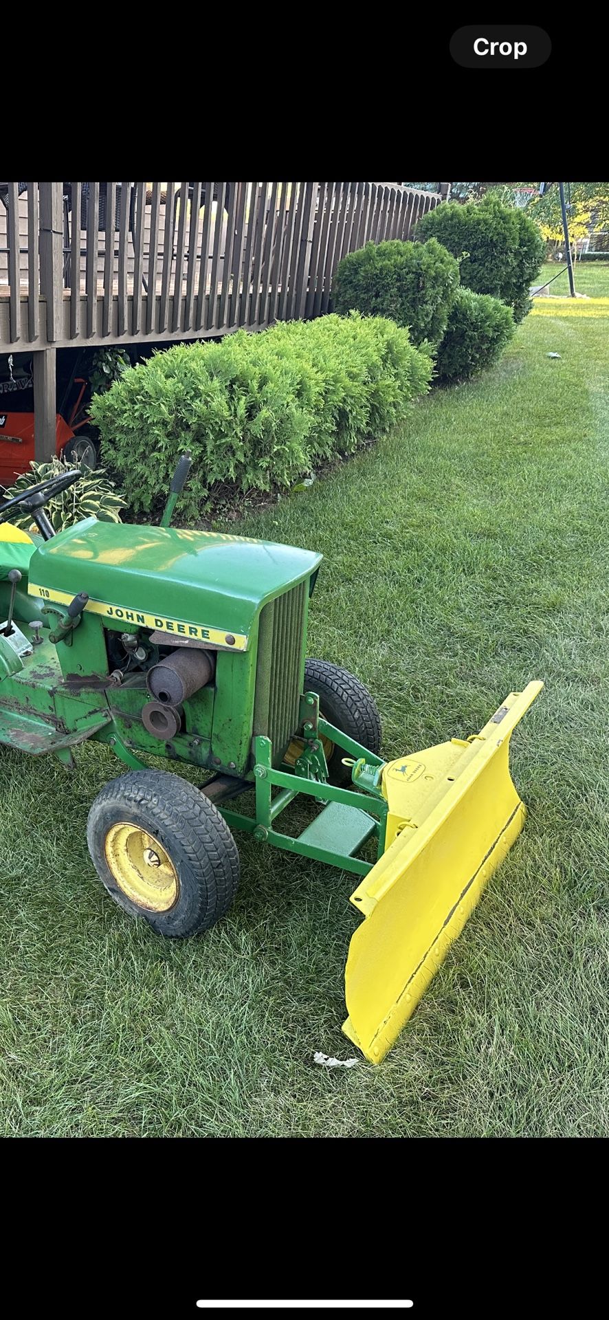 Snow Plow For John Deere 110