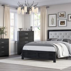 ⭐️New Queen Or Kind 4pcs Bedroom Set. Get it home Now For Only $49 And Pay Later