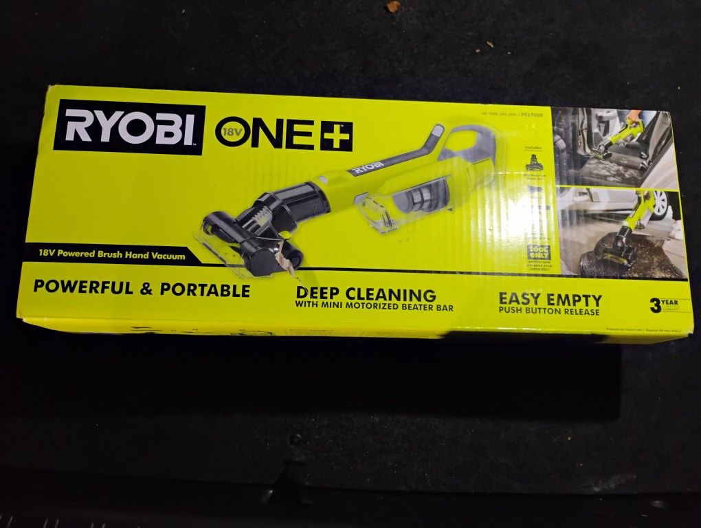 RYOBI ONE Powered Brush Hand Vacuum