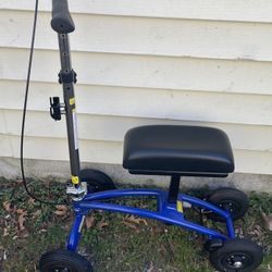 ORTHOMATE Knee Scooter w Braking System & Inflatable Tires