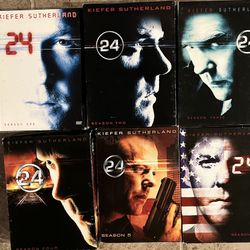 24 Kiefer Sutherland Twenty Four Season DVD 1 2 3 4 5 & 6 