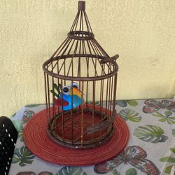Bird cage decoration