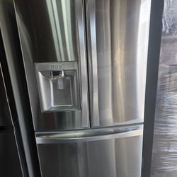 REFRIGERATOR KEMORE ELITE FRENCH DOOR  STAINLESS STEEL COUNTER DEPTH 