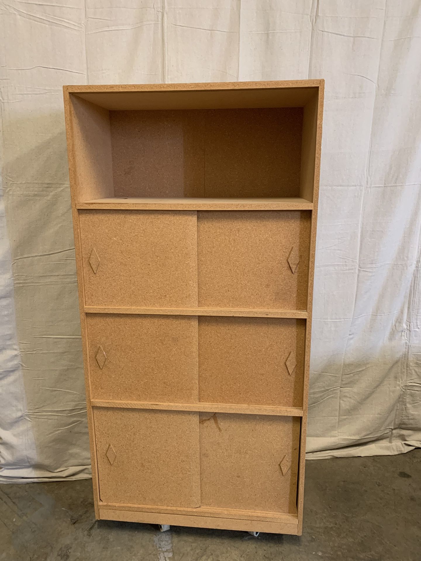 Close Storage With Sliding Doors Cabinet