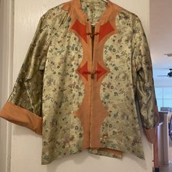 Silk, Lined Manu Japanese Coat