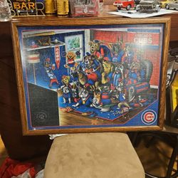 Chicago Cubs Framed Puzzle 