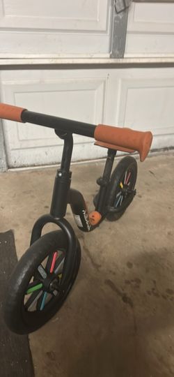 Kids Balance Bike Black and Orange