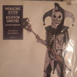 Menacing jester.