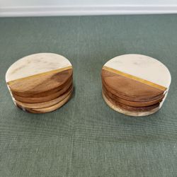 Set Of 8 Coasters - Model Home Decor 