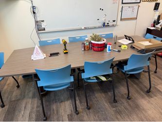 Conference Table with 6 Chairs