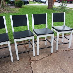 Four 24" Dining Room Chairs or Bar Stools