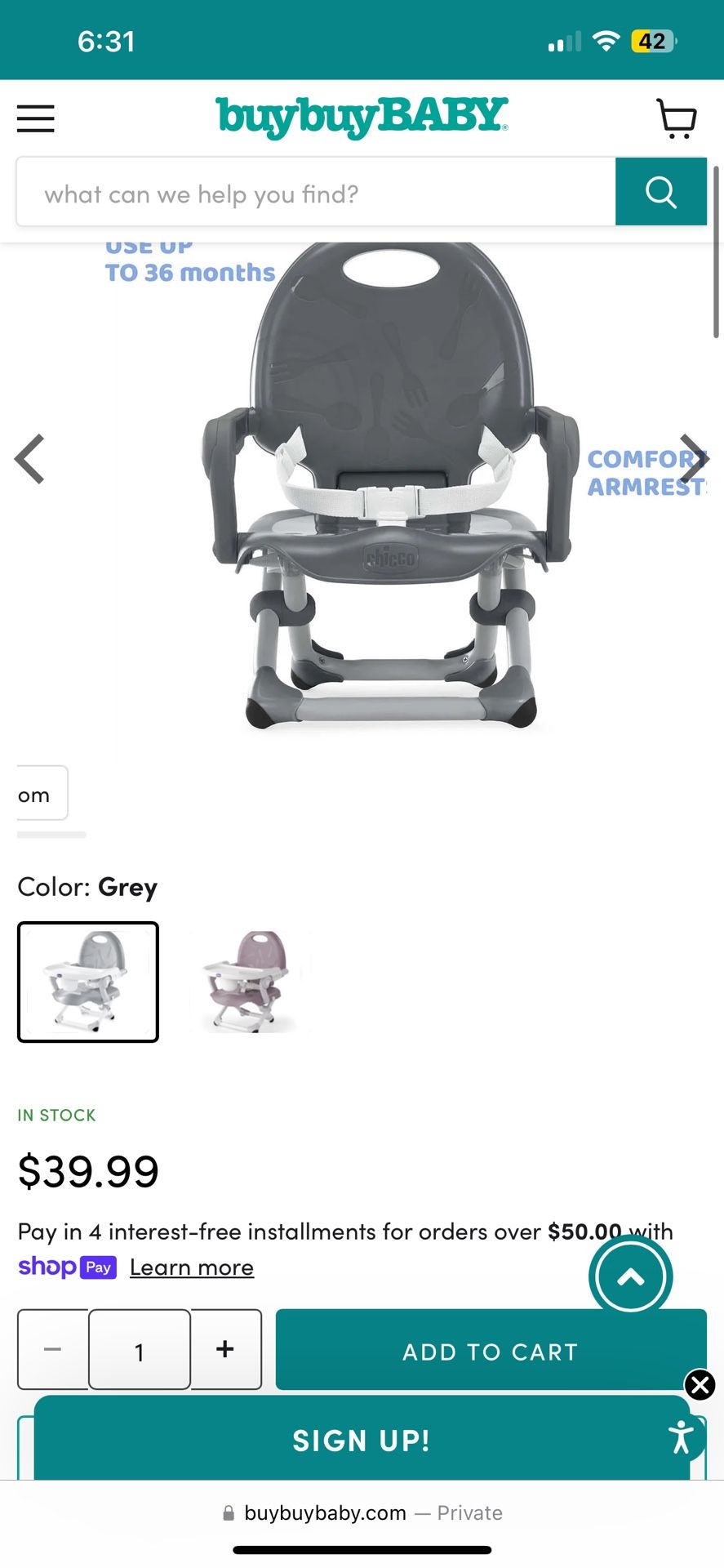 Chicco Snack Booster