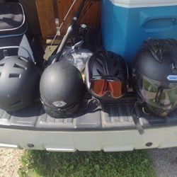 Snowboarding And Motorcycle Helmets 