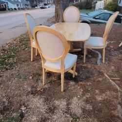 Table And 4chairs 