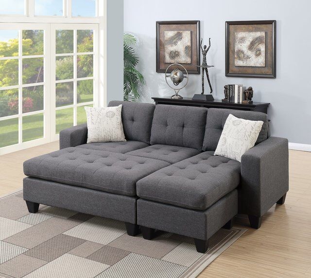 Swain Sectional Sofa with Large Ottoman
