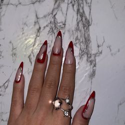 RED Chrome Me Presson Nails ♥️