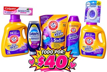 Detergent bundle $40 for all