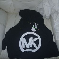 Michael Kors Crop Top Shirt With Hoodie 