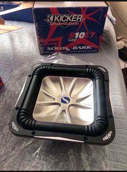 Kicker 10” L7 Solo-Baric (Old School, Brand New In The Box) set of 2 $600