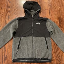 THE NORTH FACE Boy’s Youth Large 12 Black & Gray Fleece Jacket