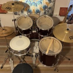 Remo Enforcer Drum Set, Cymbals