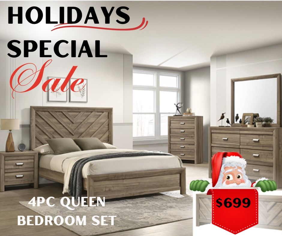 4 Pc Queen Bedroom Set 