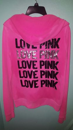 Victoria Secret Love Ponk Sweatshirt..size med..Great condition!
