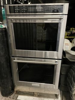 30” KitchenAid Double Wall Oven Stainless Steel