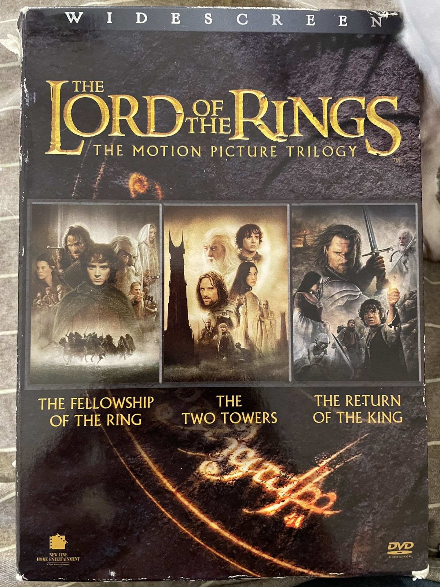 THE LORD OF THE RINGS 3-MOVIE COLLECTION (DVD) WIDESCREEN EDITION