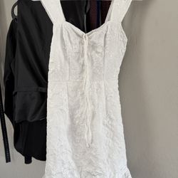 XS White Summer Dress