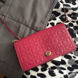 Authentic Coach Embossed Dinky