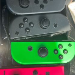 Nintendo Switch - OLED Model with Neon Red & Neon Blue Joy-Con