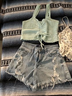 Hollister shorts and tops